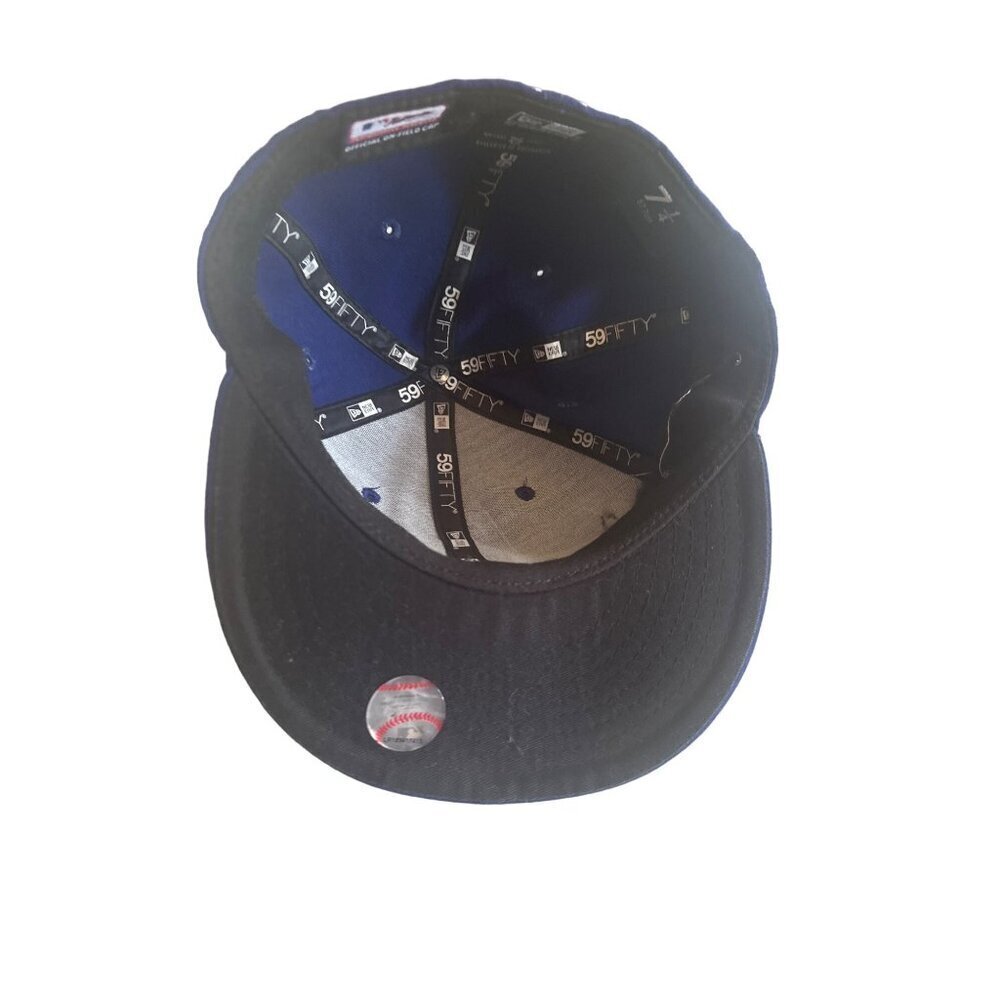 Chicago Cubs Blue Hat Cap Camouflage Camo C Size 7 1/4 - Picture 5 of 7